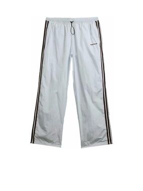 Adidas x Wales Bonner Light Blue Track Pants with Brown Side Stripes